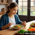보험중개사 시험 전날 준비해야 할 사항 - The first part shows the student enjoying a light, balanced, and healthy dinner (e.g., lean protein ...