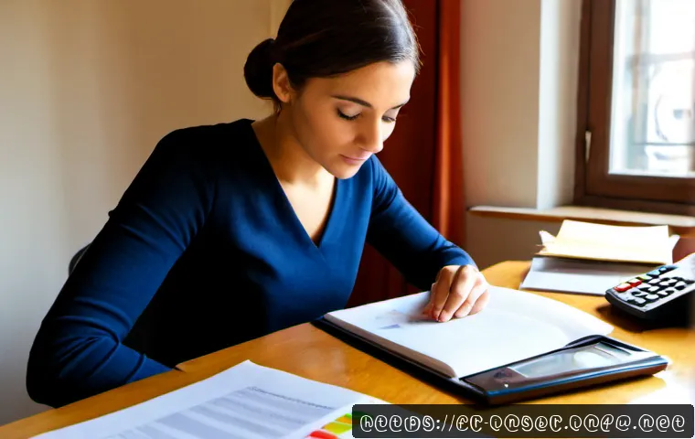 보험중개사 시험과 관련된 성공 비결 - Photorealistic French insurance broker exam preparation scene, focused adult candidate studying at a...